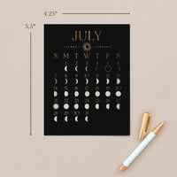 Thumbnail for Refill: 2024 Black + Gold Moon Calendar