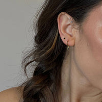 Thumbnail for Amari Drop Earrings  |  Black Stone