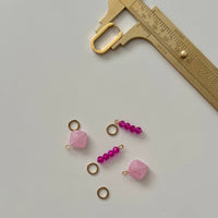 Thumbnail for Rosa Charm Earrings  |  Gold