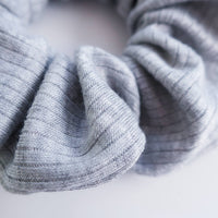 Thumbnail for Scrunchie Grey Ribbed