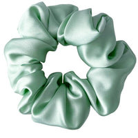 Thumbnail for 100% Silk Scrunchie  |  Mint  |  Regular