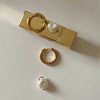 Thumbnail for Anna Pearl hoops