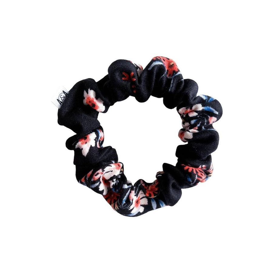 Srunchie  |  Black Floral  |  Mini