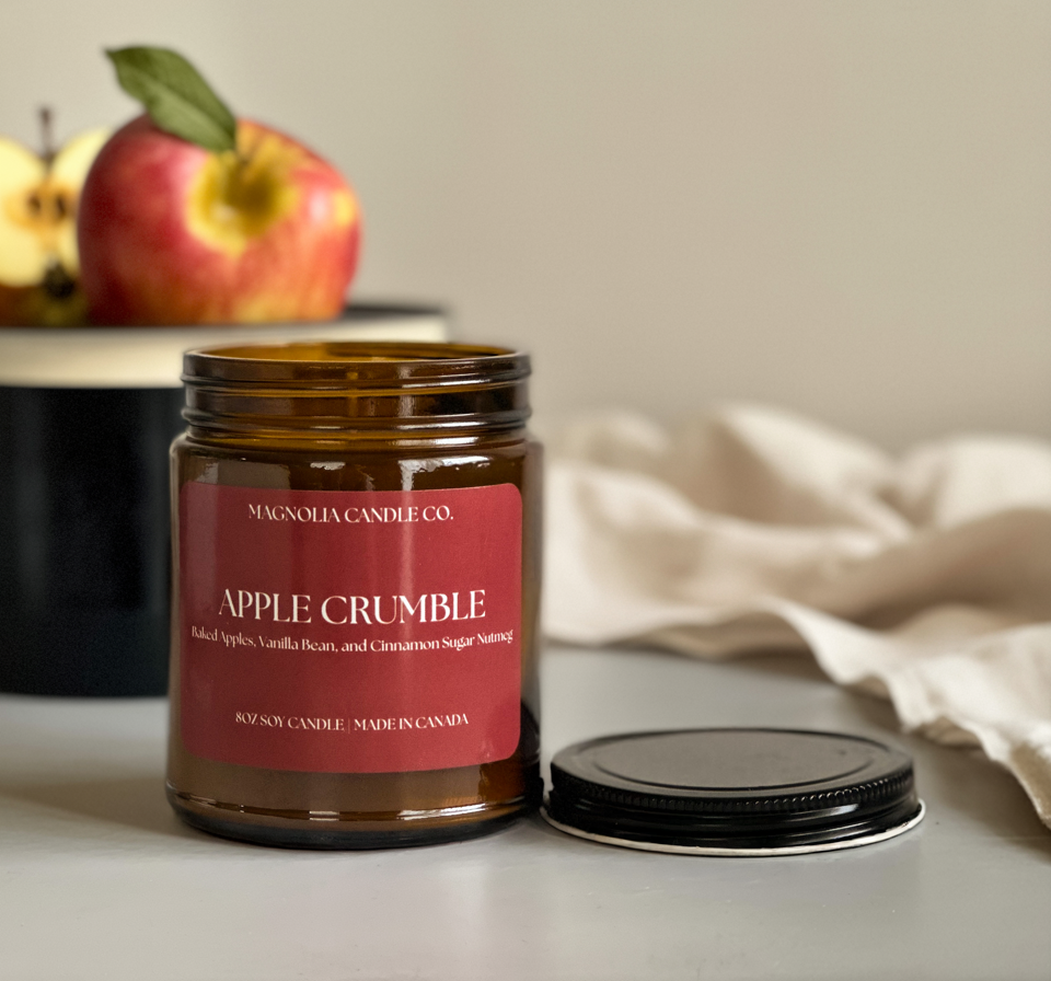 Soy Candle  |  Apple Crumble  |  8oz Jar