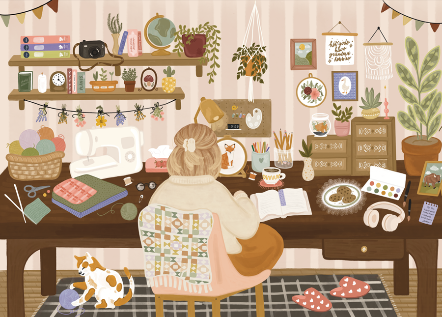 Grandma Hobbies | 1000-Piece Puzzle