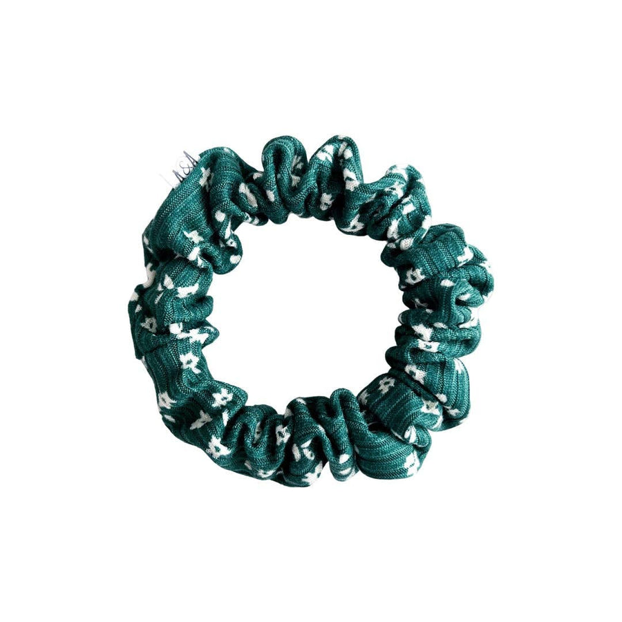 MINI Scrunchie - Emerald Floral