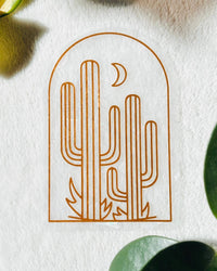 Thumbnail for Cactus Suncatcher Sticker