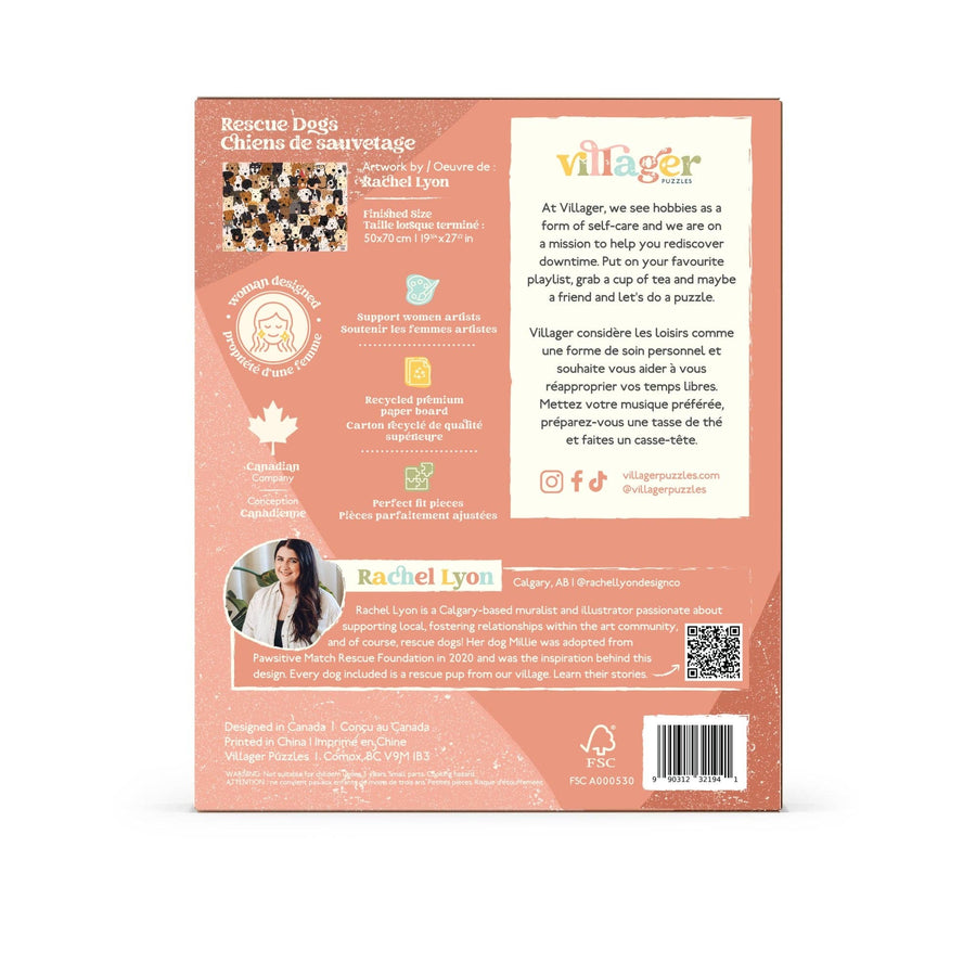 Rescue Dogs 1000-Piece Puzzle