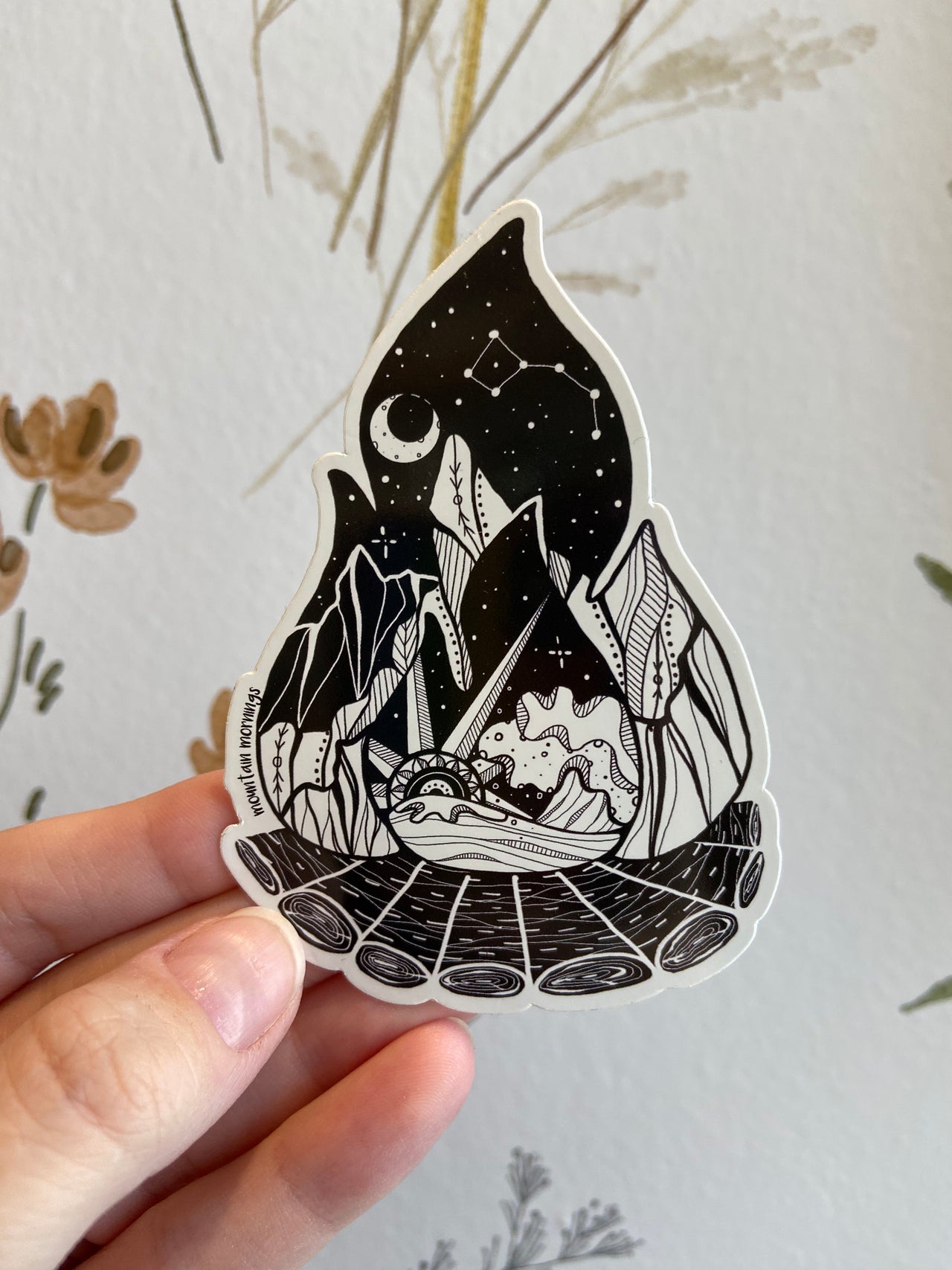 Campfire Sticker