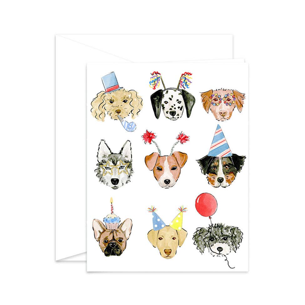 Birthday Dogs  |  Greeting Card