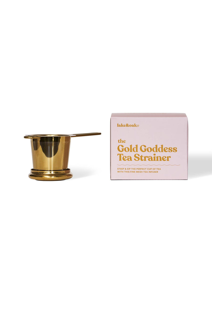 Gold Goddess Tea Strainer