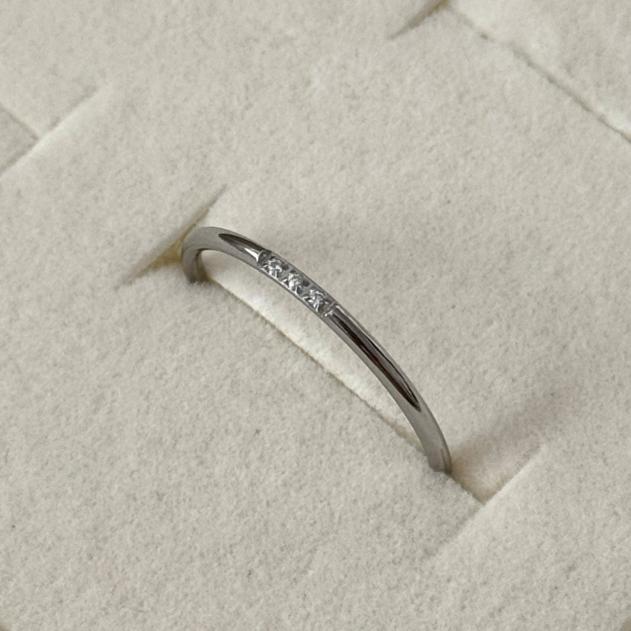 Three Stone Ring  |  Silver  |  7