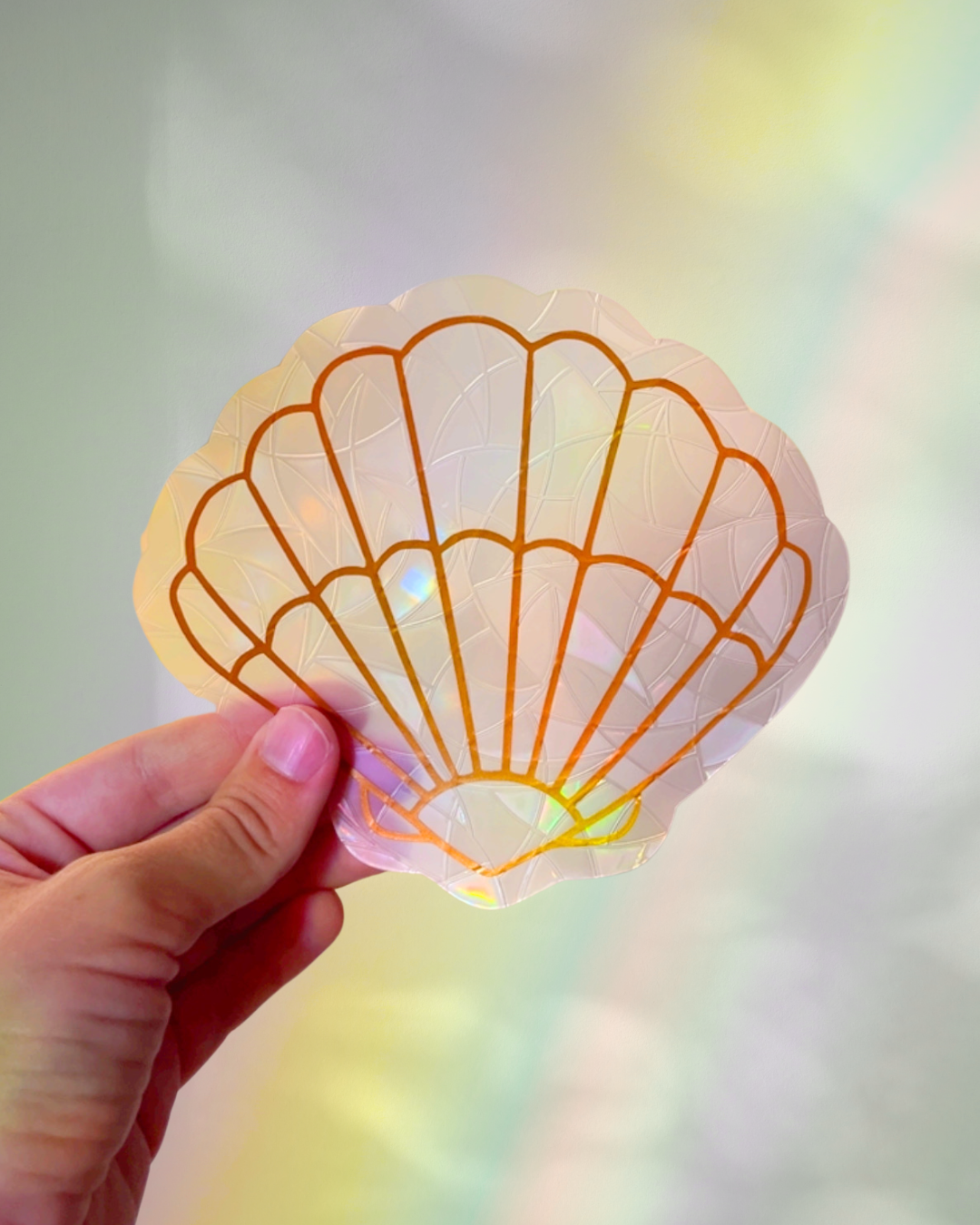 Seashell Suncatcher Sticker