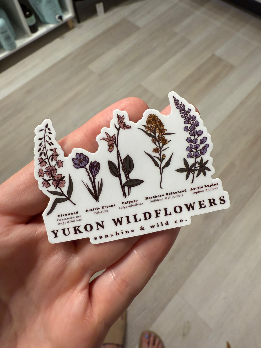 Yukon Wildflowers Sticker