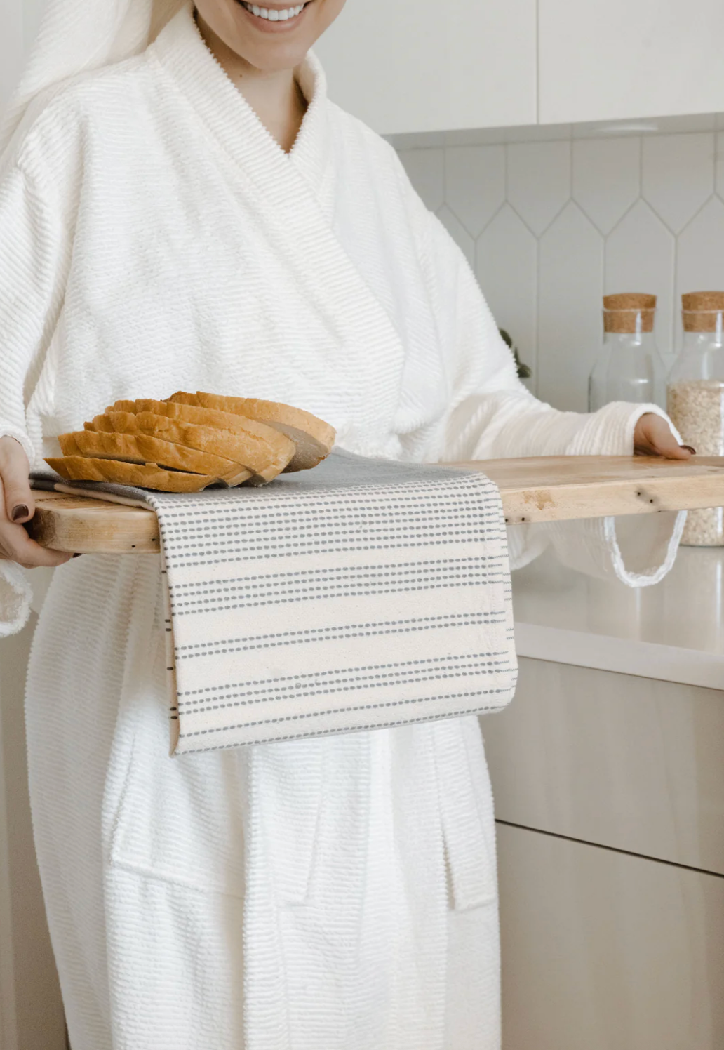 Alta Kitchen Towel Set of 2 - Slate Grey