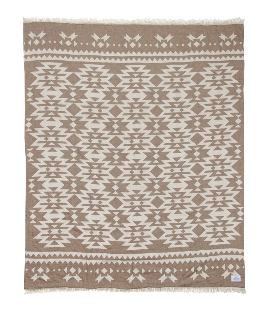 Coast Fleece Throw  |  Walnut