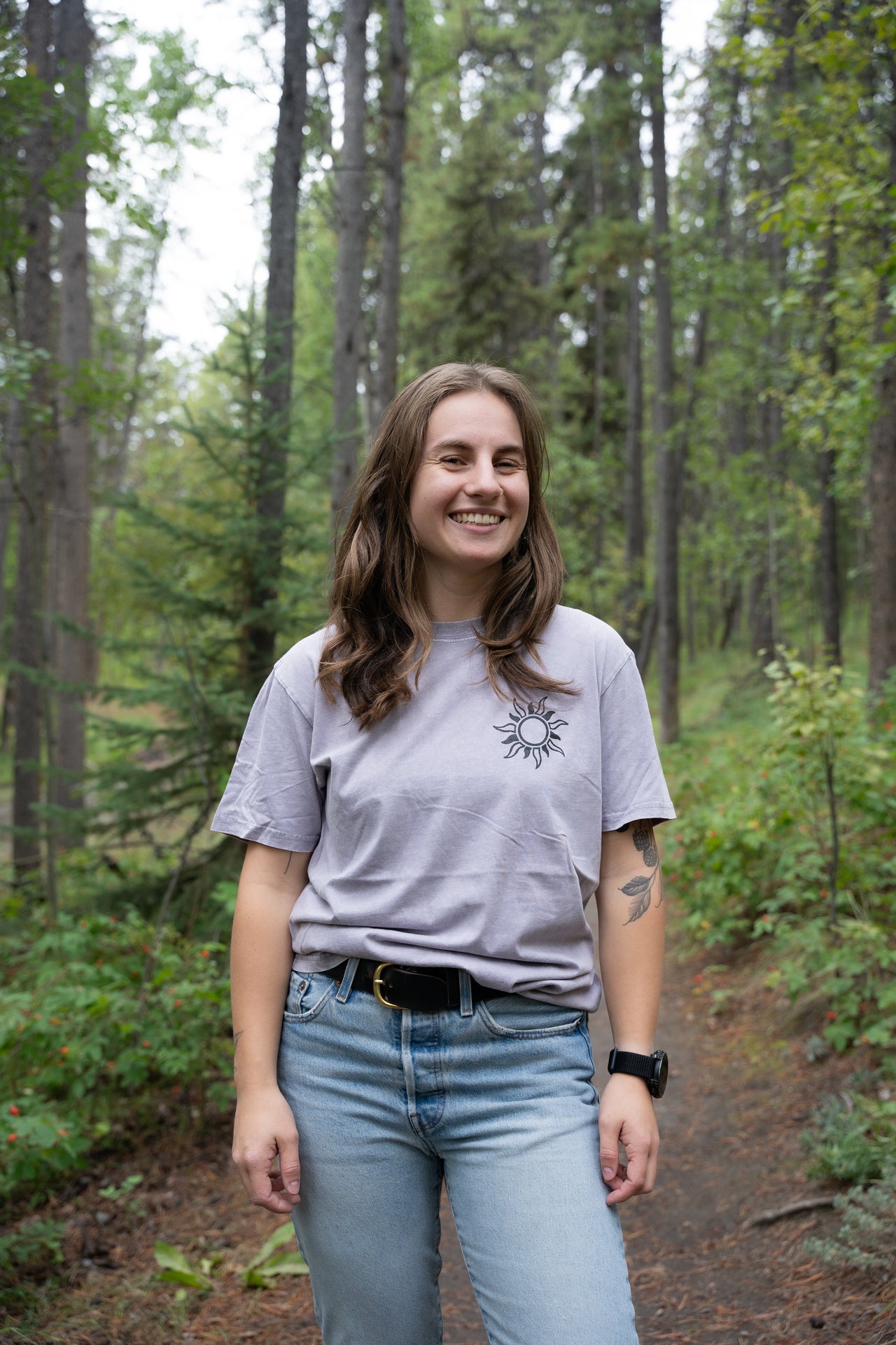 Men's Stonewash Tee  |  Orchid |  It's their land, too