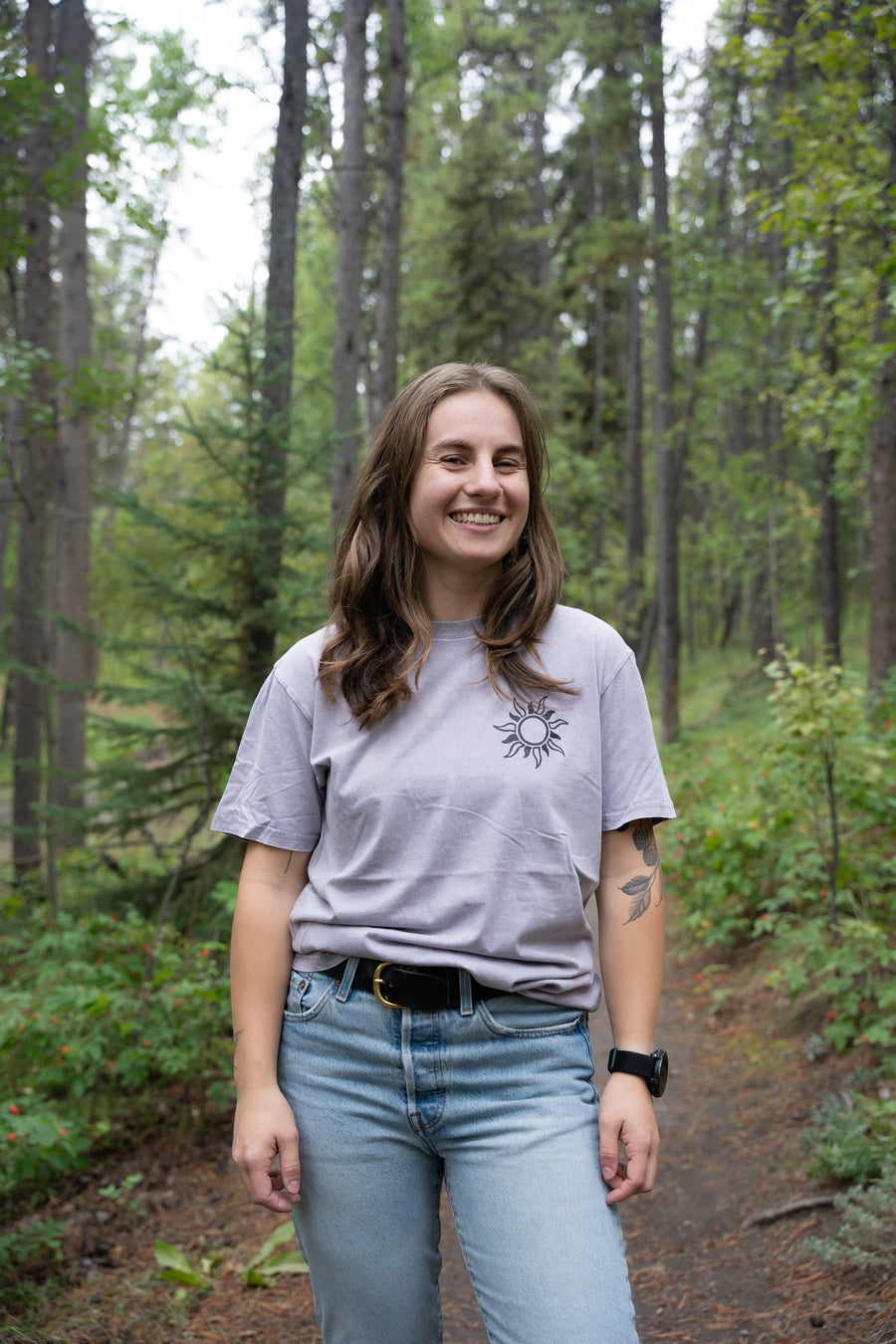 Men's Stonewash Tee  |  Orchid |  It's their land, too