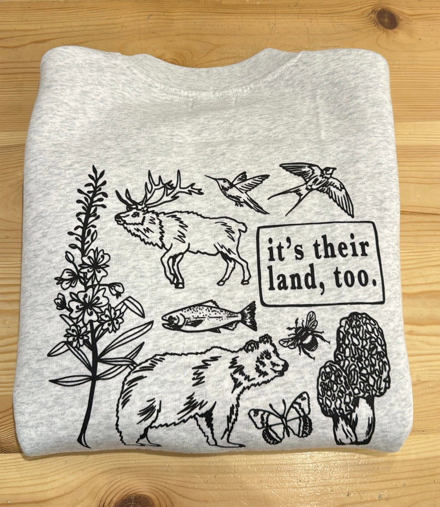 Recycled Crew  |  Cloud White  |  It's their land, too