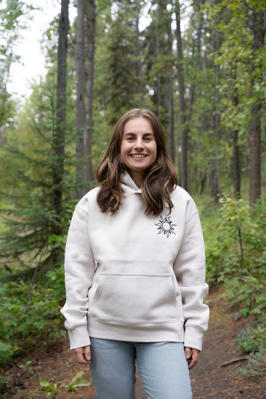 Women's Recycled Hoodie  |  Bone |  It's their land, too