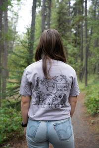 Thumbnail for Men's Stonewash Tee  |  Orchid |  It's their land, too