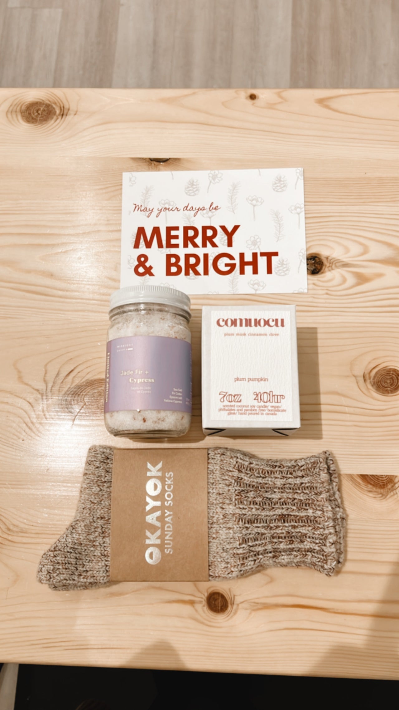 Cozy Holiday Bundle Box - Camel