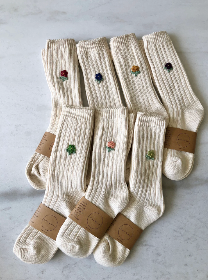 Crochet Field Socks  |  Teal
