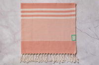Thumbnail for Hand Loomed Turkish Towel - Coral