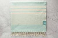 Thumbnail for Hand Loomed Turkish Towel - Mint