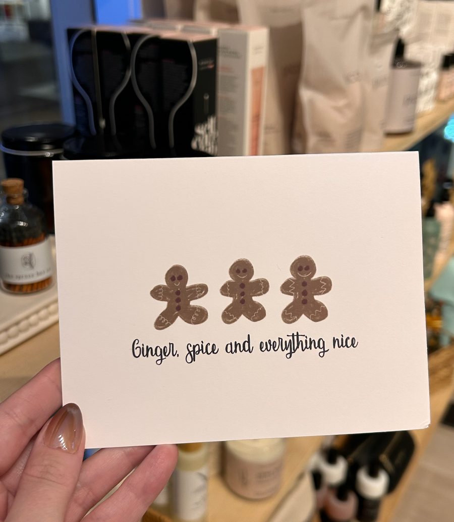 Gingerbread Greeting Card