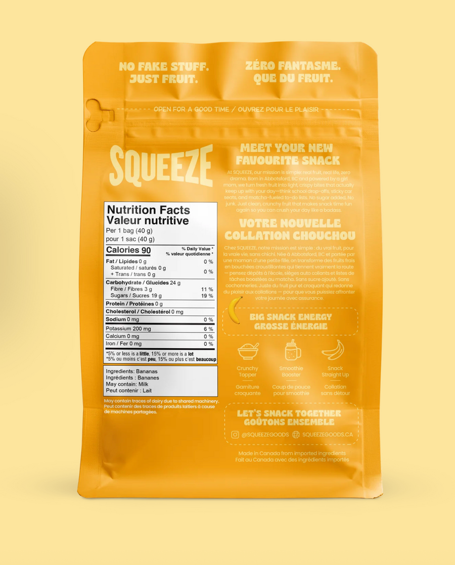 Freeze Dried Fruit  |  Golden Banana