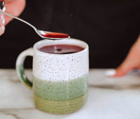 Thumbnail for Pottery Cylinder Mug  |  Large  |  Green