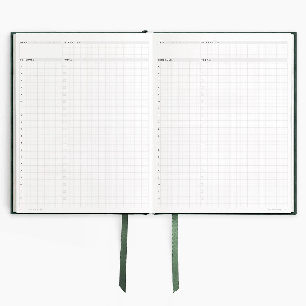 Undated Daily Planner - Hardcorver - Woodlands