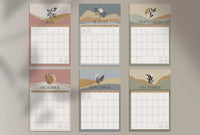 Thumbnail for Modern Boho Wall Calendar