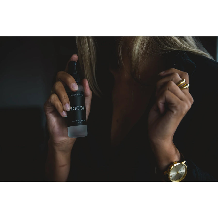 Tobacco + Mint  |  Hair Home + Body Spray