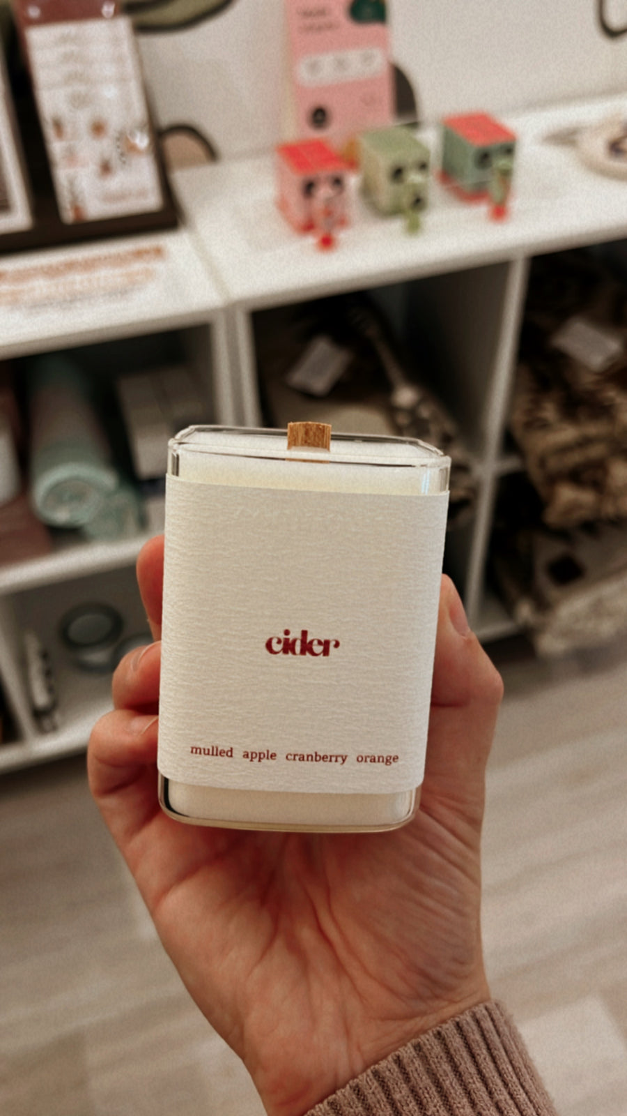 Cider Wood Wick Candle
