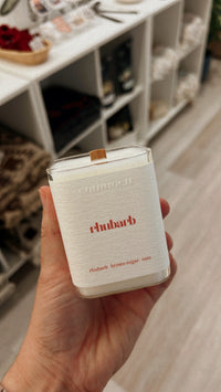 Thumbnail for Rhubarb Wood Wick Candle