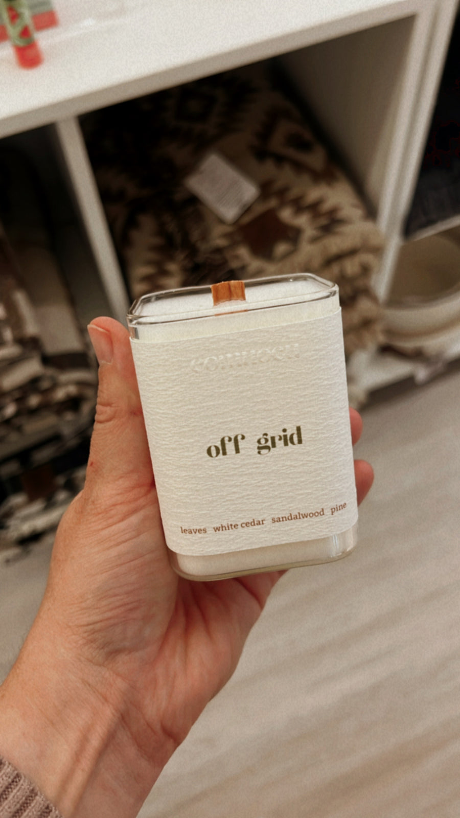 Off Grid Wood Wick Candle