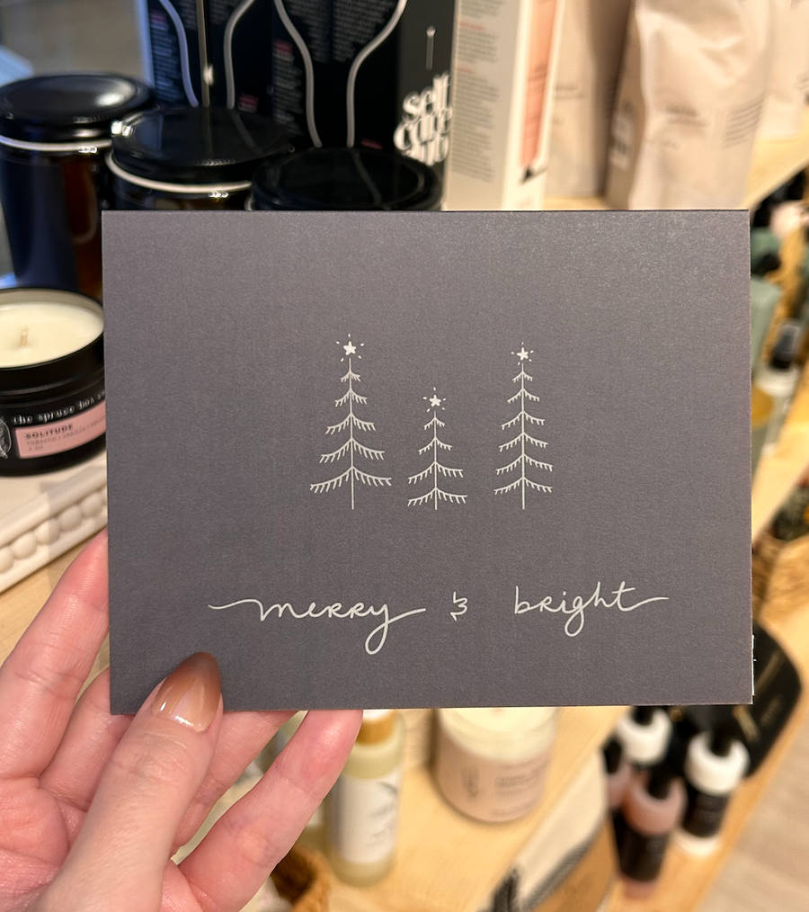 Merry + Bright Greeting Crad