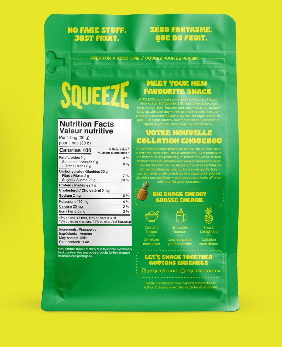 Freeze Dried Fruit  |  Pineapple Crush