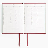 Thumbnail for 2026 A5 Minimalist Horizontal Planner - Scarlet Oak