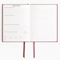 Thumbnail for 2026 A5 Minimalist Horizontal Planner - Scarlet Oak