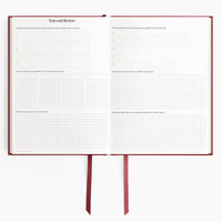 Thumbnail for 2026 A5 Minimalist Horizontal Planner - Scarlet Oak