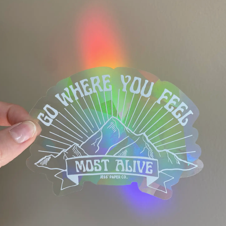 Go Where You Feel Most Alive - Sun Catcher