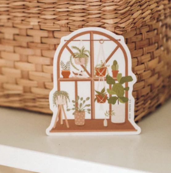 Plant Window Sticker