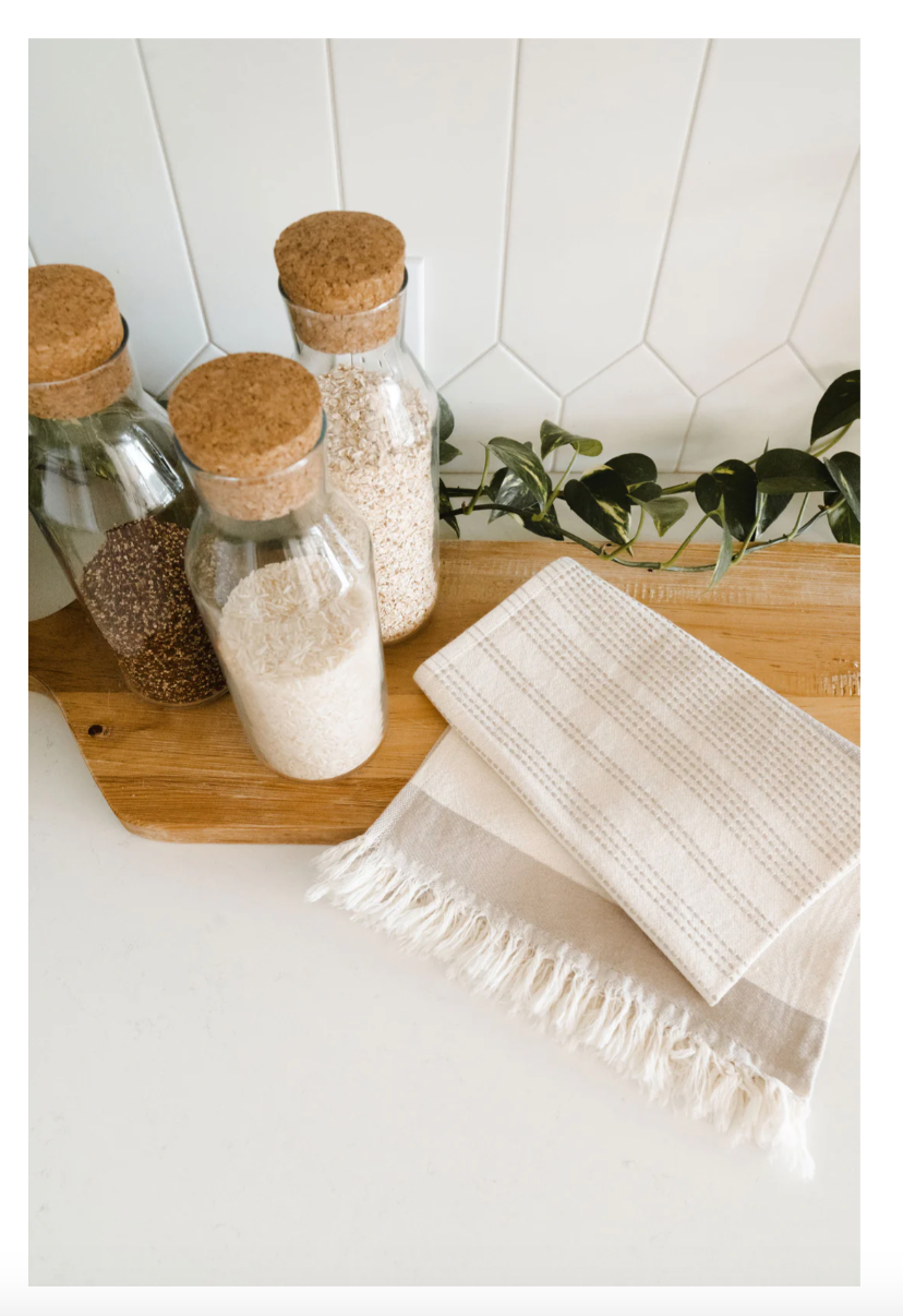 Alta Kitchen Towel Set of 2 - Beige