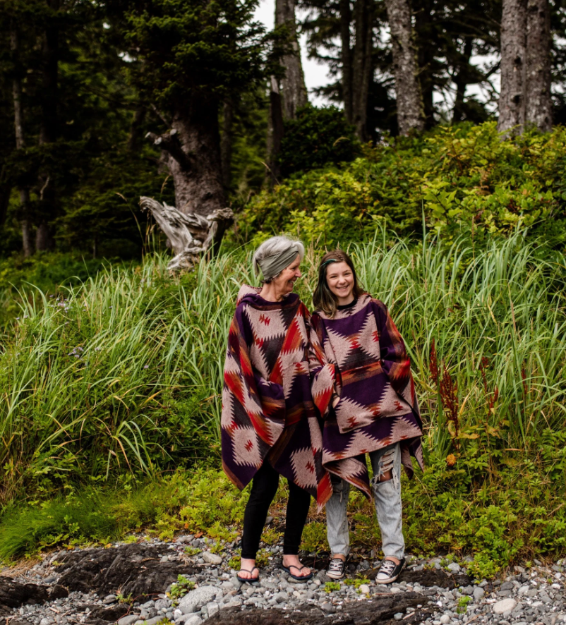Adult Poncho - Sunset