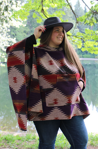 Thumbnail for Adult Poncho - Sunset