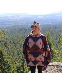 Thumbnail for Adult Poncho - Sunset