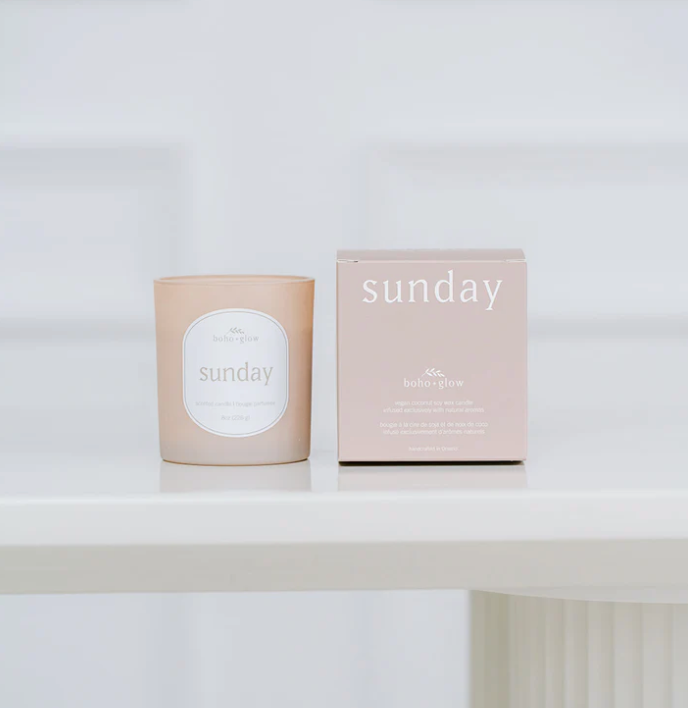 Boho Candle  |  Rosemary + Mint